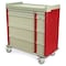 Harloff Aluminum Punch Card Medication Cart for Nursing Homes, 750 Punch Card Capacity, Key Lock AL600PC - alternate 2